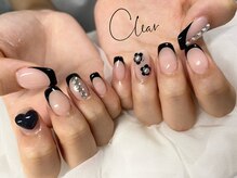 クリア(Clear)/女子っぽ黒フレンチ