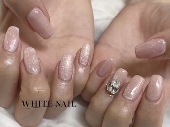 ホワイトネイル(WHITE NAIL)/マグネットネイル/持ち込み