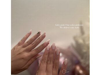 クリア(Clear)/ベビーピンクワンカラー
