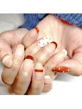 フレイムス アイラッシュ アンド ネイル(FRAMES)/フレンチ×ハート