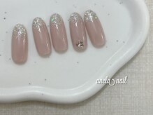 アネラネイル(anela nail)/シンプルオフィスネイル/6,980円