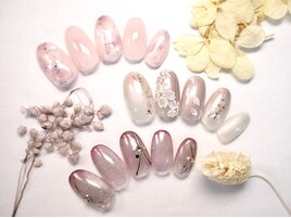 春先取り！ピンクネイル