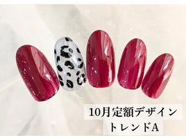 ヒョウ柄ネイル/10月定額90分