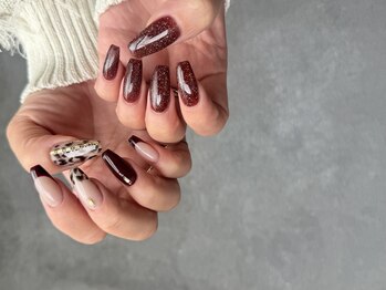ネイルモア 藤が丘店(nail mor.)/レオパード