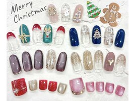 クリスマスネイル