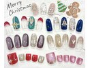 クリスマスネイル