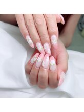 アートネイル ギャラリー(Art nail Gallery)/ピンクフラワーネイル