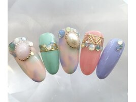 ビジューパステルタイダイ￥9200