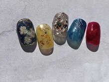 ゆびノさき イバラキシ(ibarakishi)/華やかニュアンス