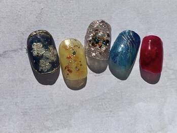 ゆびノさき イバラキシ(ibarakishi)/華やかニュアンス