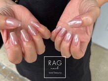 ラグ ネイル(RAG nail)/ミラー/ワンカラー/シンプル