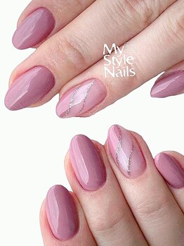 マイ スタイル ネイルズ(My Style Nails)の写真/お仕事や学校行事などで派手なデザインができない方にも、シンプルで高品質な大人可愛いネイルを提供♪