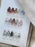 【HAND/★初回、自店付替オフ無料】ストーン+ラメグラデーション7000円