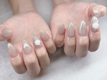 エマネイル プラス キハクヤ 瓢箪山店(EmaNail+KIHAKUYA)/フラッシュ×ワンカラー