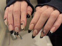 恵比寿ミリ(mm)/マグネット×フレンチネイル