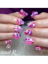 アンドアール(and R)/お任せ☆パープルピンクグラデ