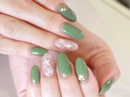 秋色ネイル