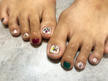 イデアル(ideal)/フットジェル4本がっつりアート