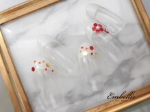 アンベリール 横浜店(Embellir)/(1232)和柄風フラワーネイル