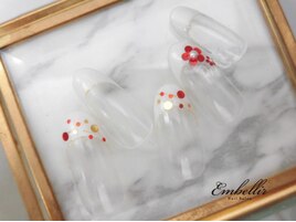 (1232)和柄風フラワーネイル