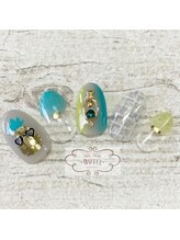 ネイルサロン クイル(QUILL)/８月カラフル（１）