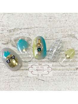 ネイルサロン クイル(QUILL)/８月カラフル（１）