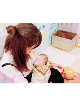 お子様同伴OKのサロン