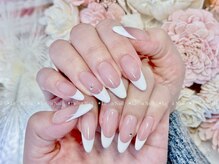 レアネイル 渋谷店(Le’a nail)/白フレンチ☆