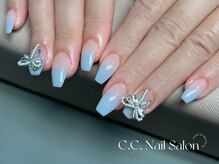 シーシーネイルサロン 池袋(C.C.Nail salon)/長さ出しカラグラデーション