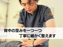 ねこのせなか/歪みを丁寧に整えます/整体/姿勢