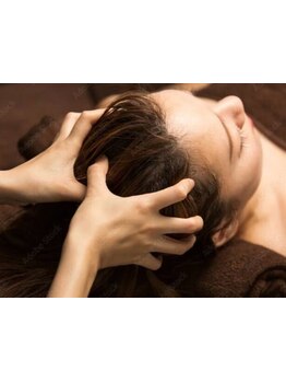 ヘッドスパで癒されたい