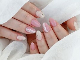 《パラジェル》薔薇ネイル