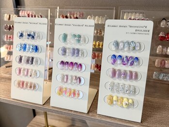 リミュレット(Lymulet)の写真/シンプルから華やかまで！お得な定額ネイルで指先を彩りませんか？♪