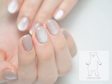 オトナネイル(otona nail)/グレージュマグネットネイル