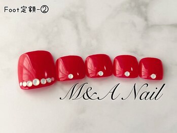 エムアンドエーネイル 横須賀店(M&A NAIL)/Foot 定額 1-2