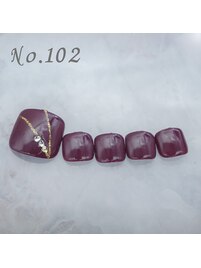 フットネイル：No.102