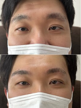 カーム(calm)の写真/【第一印象は眉毛で決まる】リピーター多数◎痛みが少ない！眉毛ワックス/ハリウッドブロウリフト◆