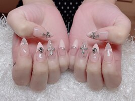 ピンクフレンチデザイン