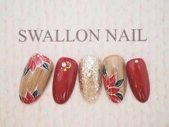 スワロンネイル(SWALLON NAIL)/11.12月定額ネイル★