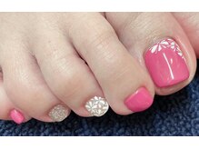 ジル アイラッシュアンドネイル(Jill)/☆ときめくフットネイル☆