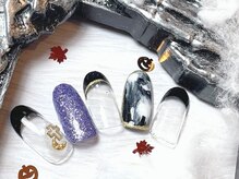 ネイルグラマラス 西新井店/《パラジェル》ハロウィンネイル