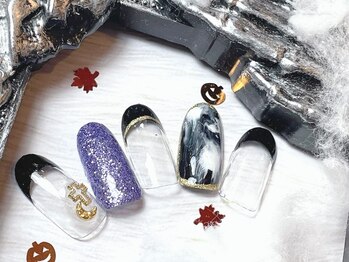 ネイルグラマラス 西新井店/《パラジェル》ハロウィンネイル