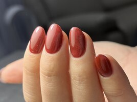 大人の秋ネイル