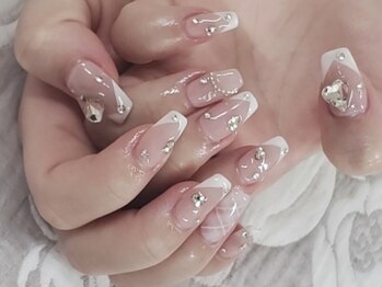 エムアイネイル(MI nail)の写真/【ジェルつけ放題初回¥8118/2回目¥7216】実力派ネイリストが思い通りのデザインに再現♪モデルさんも来店♪