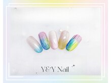 ワイアンドワイ(Y&Y)/バカラネイルの定額デザイン