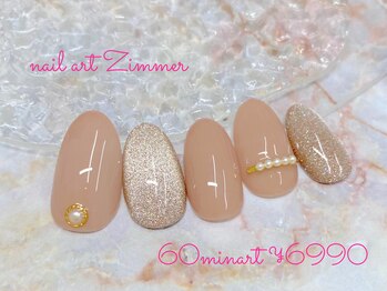 ネイルアート ジマー/60minart コース¥6990