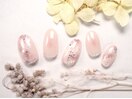 桜のチークネイル