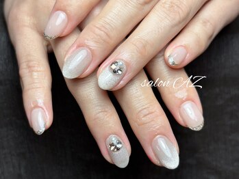 サロン エージー(salon AZ)/マグネット+vカットストーン