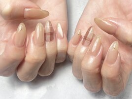 チェックネイル