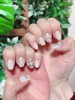 苺ネイル/クリスマスネイル